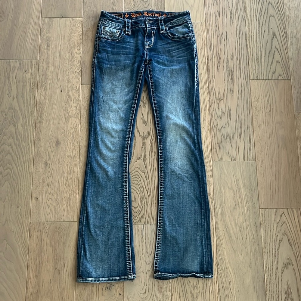 Rock Revival Bootcut Jeans Size 26 Julee
